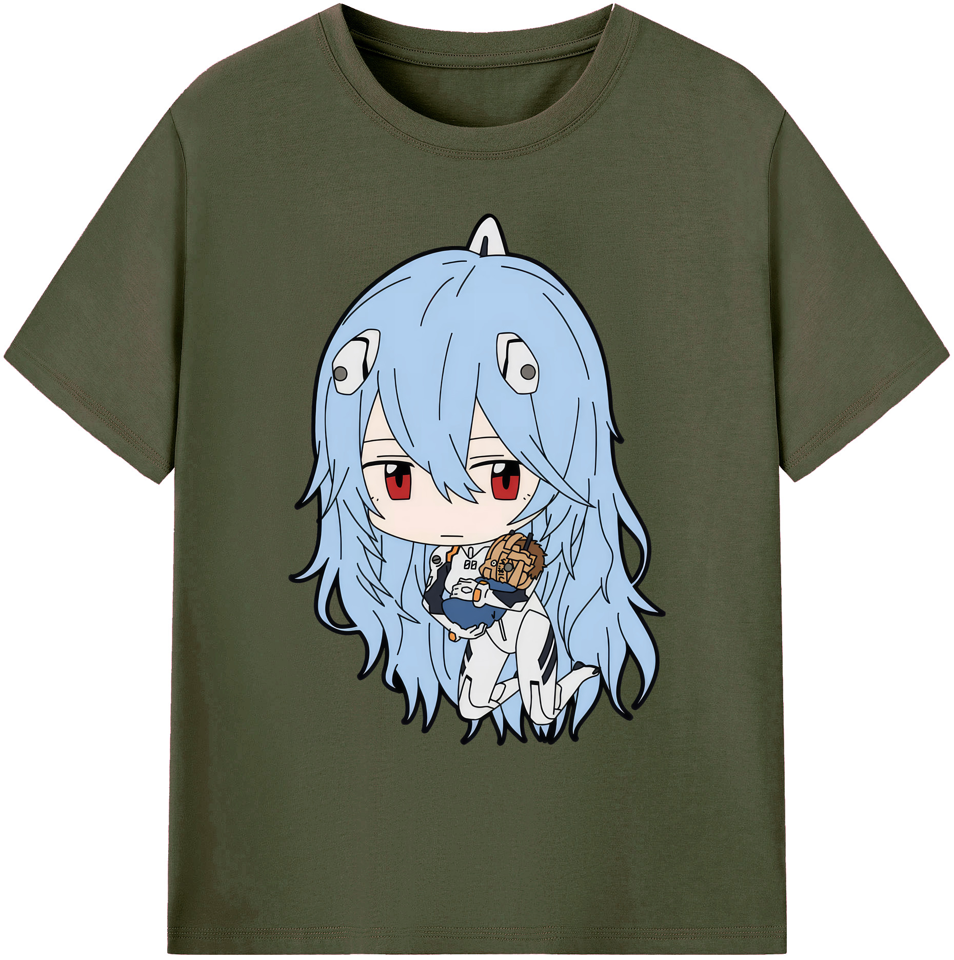 （画像用） EVA 新世紀エヴァンゲリオン 綿100％ メンズ半袖Tシャツ｜肌触りやわらか＆通気性